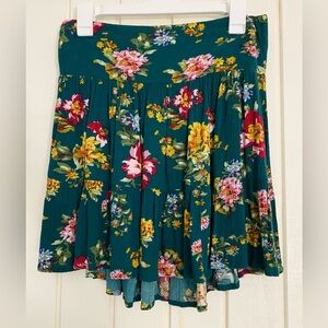 Natural Life Tiered Short Skirt